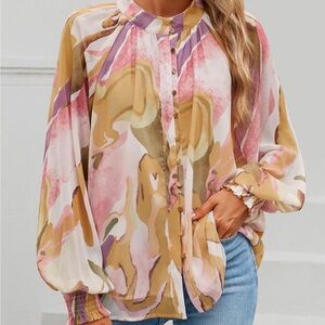 Elegant Multicolor Blouse